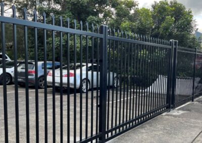 aluminium security fence