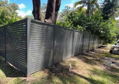 aluminium slat fence installer