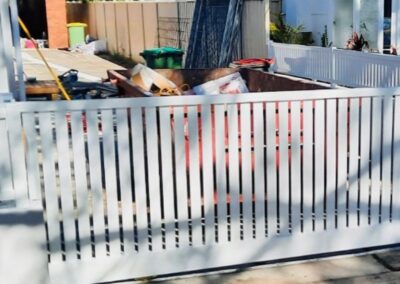 aluminium slat gate