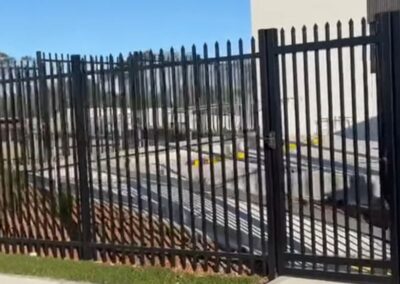 commercial aluminium security fence