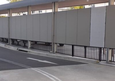 hospital aluminium fence