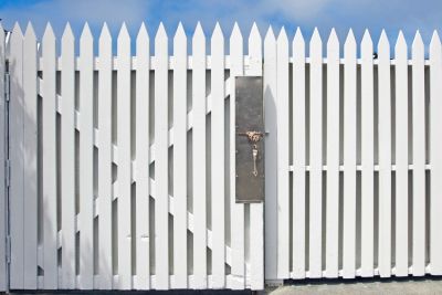 timber pedestrian gate