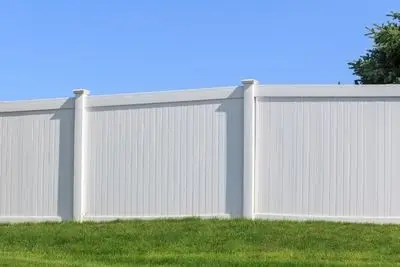 PVC privacy fence